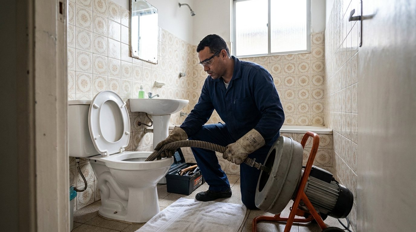 Atendimento em Vaso Sanitário em Santos‑SP
