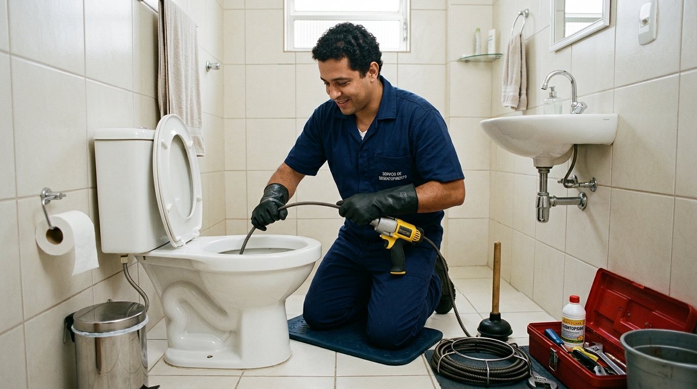 Manutenção no Banheiro em Santos‑SP